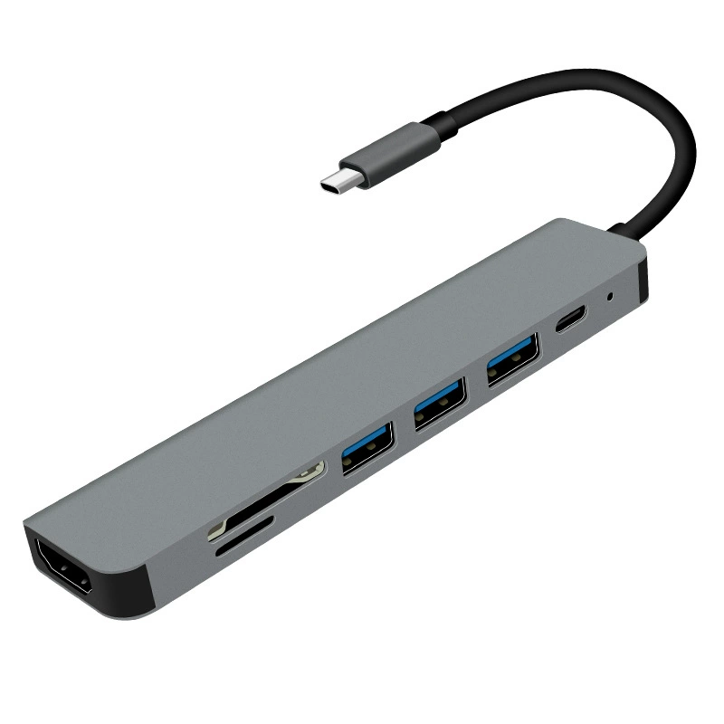 [Тип C71HUBHDMI+USB3.0*2+PD+type-c+SD+TF]