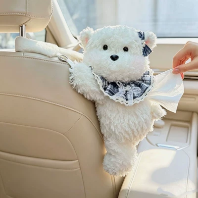 cartoon car interior accessories — Car tissue box/set