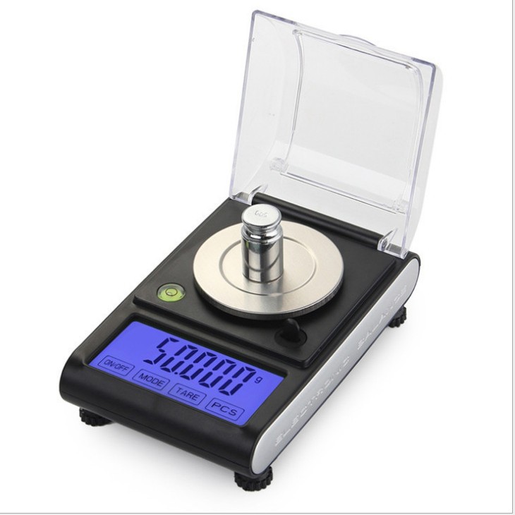 厂家直销高精度50/0.001珠宝秤 称药粉口红粉末克秤黄金天平