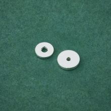 S925纯银直切隔片光面藏式文玩隔珠垫片手工DIY金刚菩提饰品配件