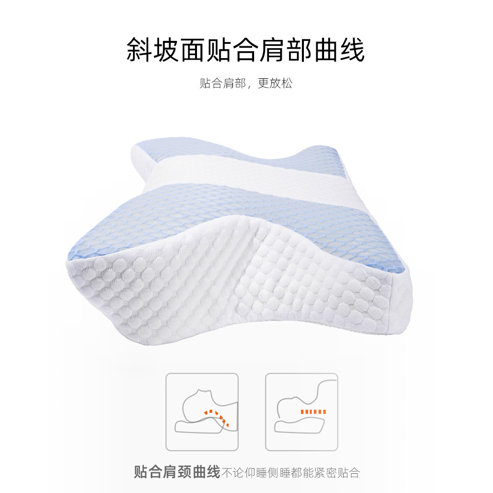 Nueva almohada de pestañas de espuma de memoria injerto de belleza de pestañas almohada en forma de U rebote lento protección del cuello almohada de pestañas de belleza