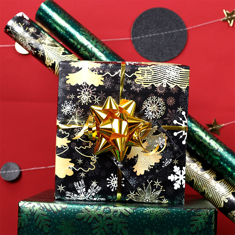 2025 新しいクリスマスギフト包装紙ロールバレンタインデー誕生日ギフト包装紙 10 メートルロール紙卸売|undefined