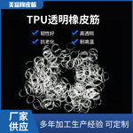 厂家供应高温tpu胶圈加宽橡胶圈TPU抗老化透明胶圈 透明tpu橡皮筋