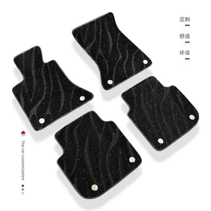 Suitable for the upper layer of car floor mats, separate single-piece starry sky carpet for the driver's seat, and rear coil mat replacement floor mats for the entire vehicle