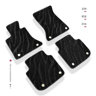 Suitable for the upper layer of car floor mats, separate single-piece starry sky carpet for the driver's seat, and rear coil mat replacement floor mats for the entire vehicle
