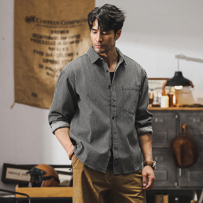 Spring classic Japanese retro shirt