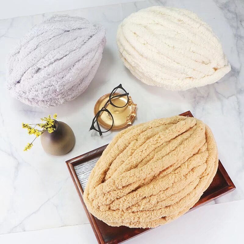 Iceland wool ball extra thick ball thick ice thread hand woven blanket wholesale cat tail sausage yarn