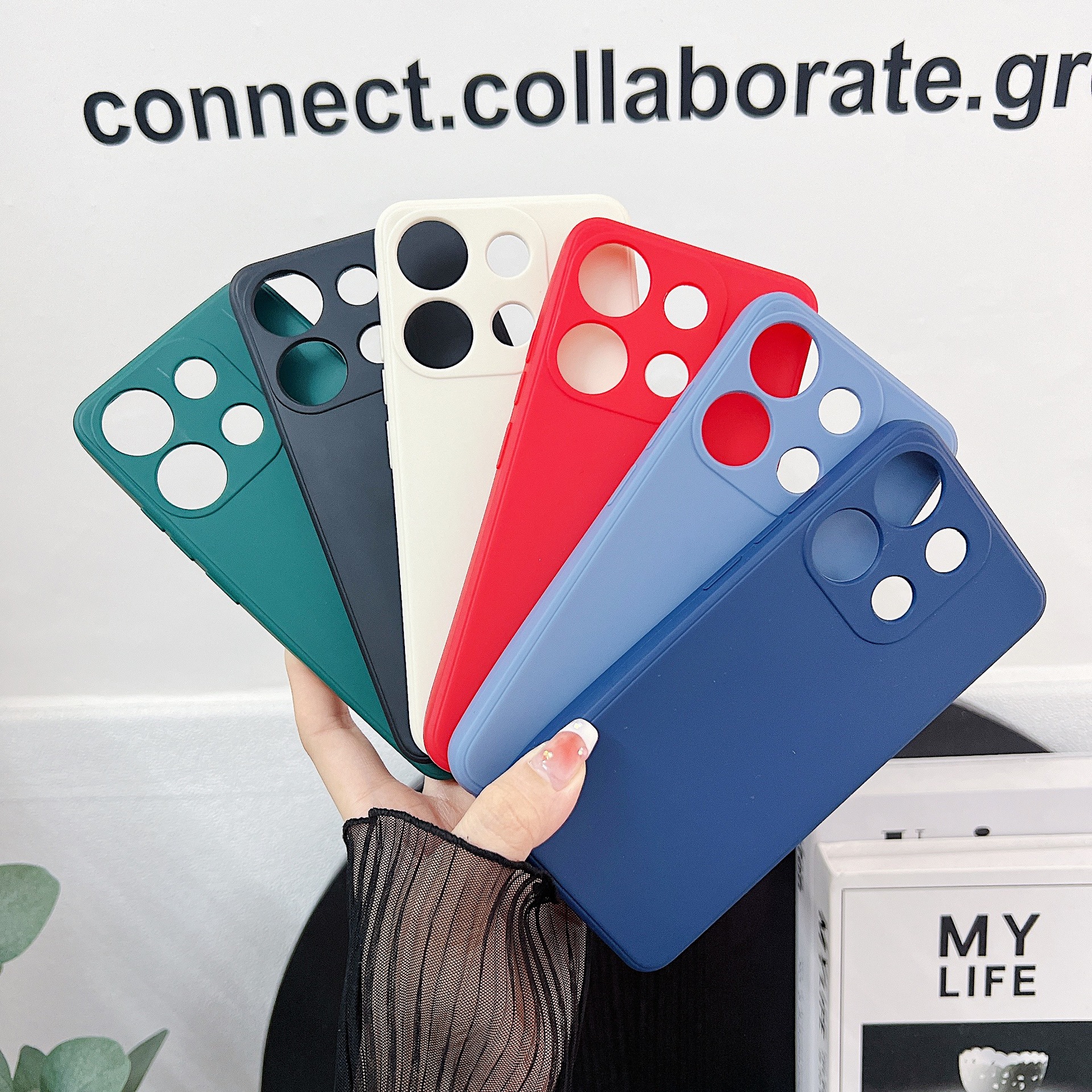 非洲型号传音手机壳HOT 30i纯色直边NOTE 30手机套精孔tpu素材厂