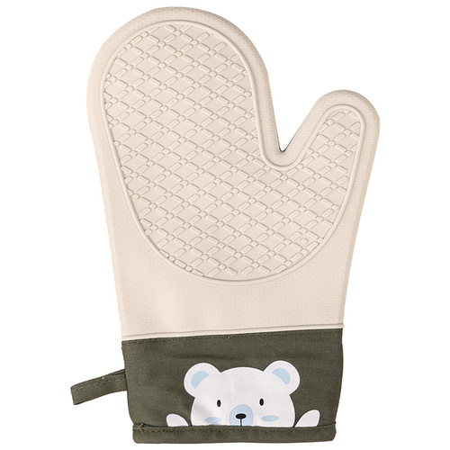 Baking anti-scalding kitchen microwave oven special hand clips high temperature resistant oven gloves silicone insulation gloves thickened anti-slip