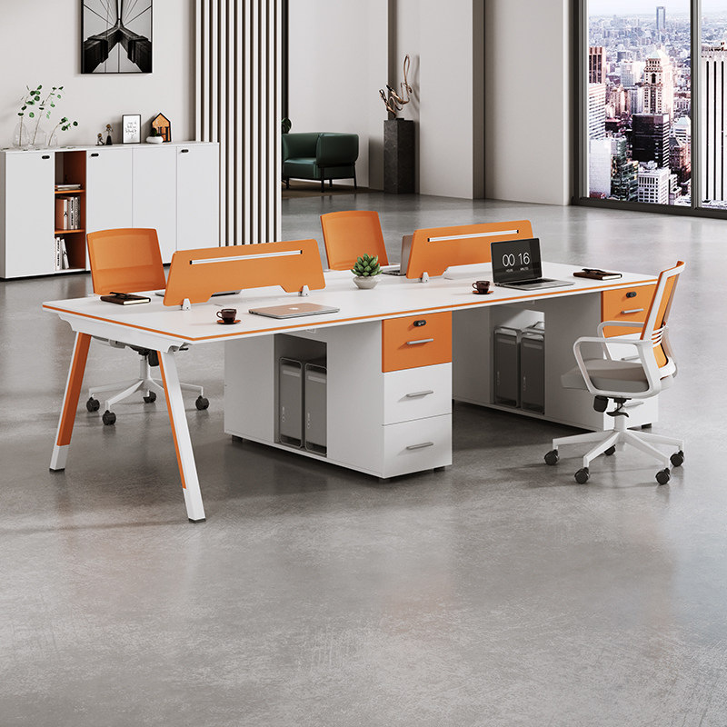 Customized Office Desks, Staff Workstations, Desk and Chair Combinations, Workstations for 4, 6, or 8 People, Export Office Furniture Customization