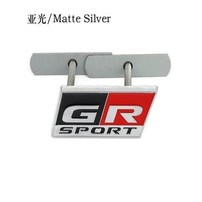 Grmn Car Sticker Grsport Body sticker - gr-sport-center-logo-matte-silver