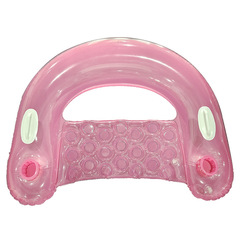 Direct Wholesale Seated Floating Drain Floating Bed Beach Sand Beach Inflatable Mat Floating Ring Inflatable Water Seated Ring