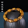 直播引流款12mm印尼沉香黑花梨高密血檀绿檀紫光檀隔珠款桶珠手串|ms