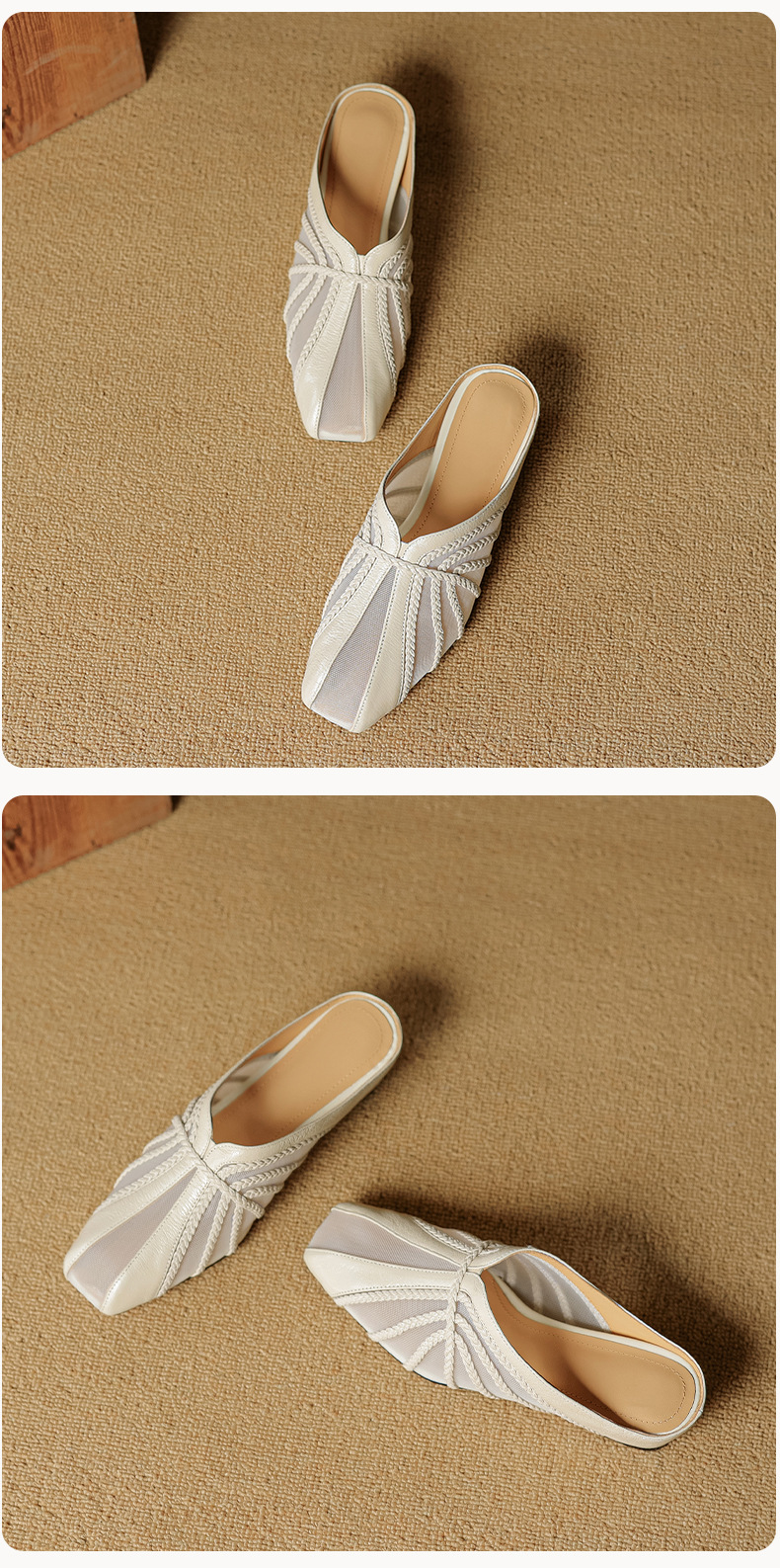 Sandal cao gót nữ mũi nhọn quai chéo gót 5 cm phong cách Hàn Quốc — đen chi tiết 21