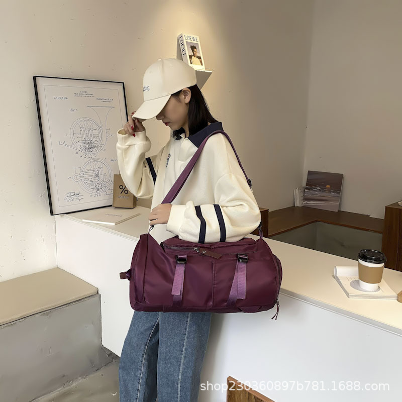 Nuevo multi-funcional de tres usos mochila de edredón de viaje de gran capacidad de separación húmeda y seca Mochila deportiva almacén de zapatos independiente bolsa de fitness