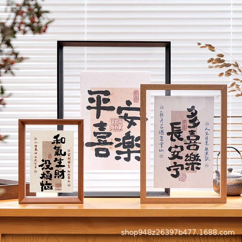 Double-Sided Transparent Photo Frame Wholesale Table Photo Signature A4 Specimen Poster Display Frame A3 Acrylic Picture Frame Mounting