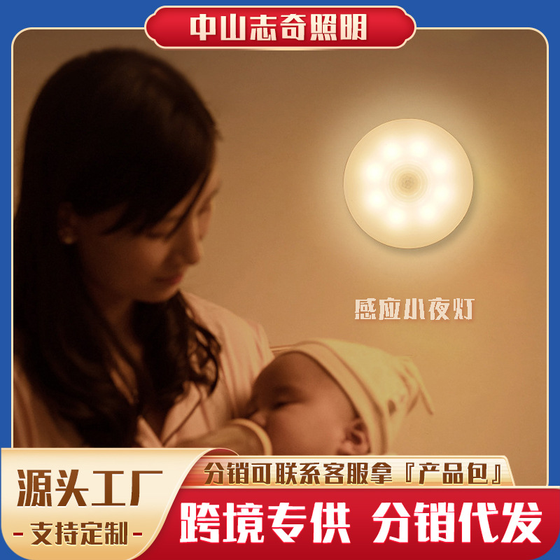 wholesale Stall charge human body Induction Night light Cabinet Lights Wardrobe Light