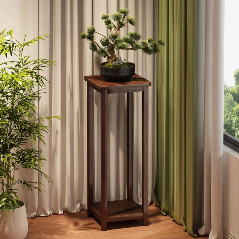 Напольная подставка для горшечных растений для прямых продаж, высокая деревянная подставка для растений для гостиной, прочная комнатная подставка для цветов.