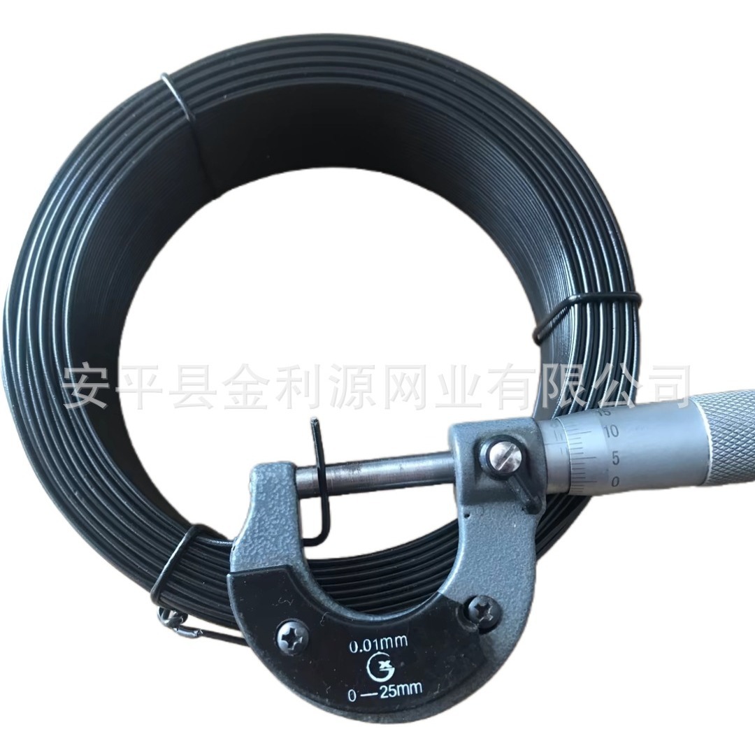 厂家专业生产包塑小卷丝镀锌包塑小卷铁丝黑丝包塑小卷铁丝量大优