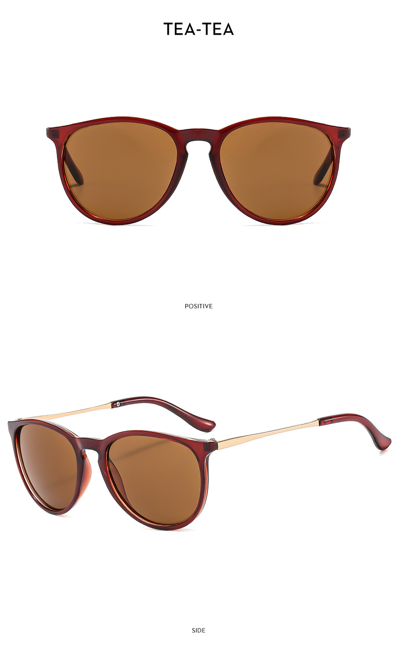 Cycling Eyewear Retro Round Metal Frame Sunglasses For Sun Protection_voghion.com