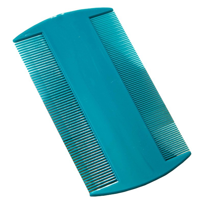 1091 оптовые товары для домашних животных пластиковая расческа Двусторонняя плотная расческа для зубов для кошек и собак расческа для удаления насекомых от блох