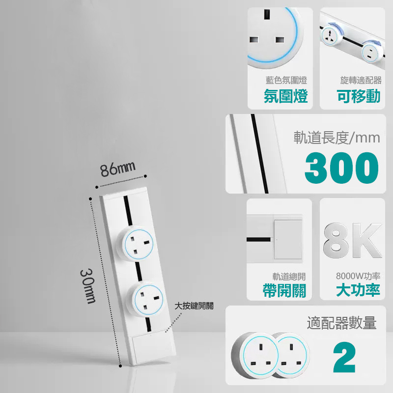 Conector de órbita estándar británico abierto con interruptor móvil internacional británico 13 conector de Hong Kong y Singapur image 18