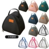 Large triangle bag black
