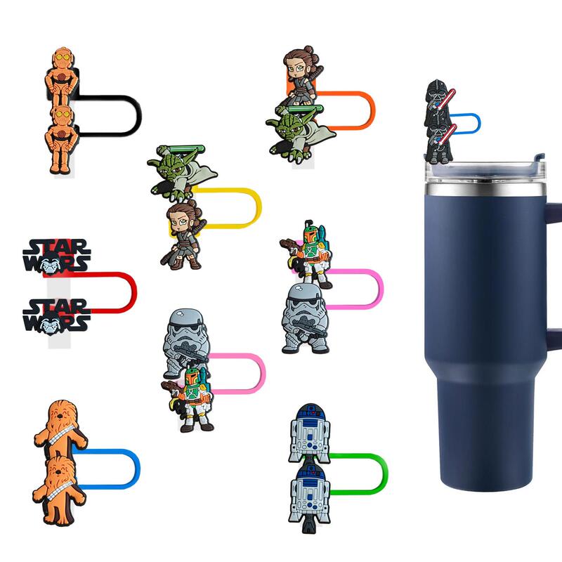 Star Wars 5 Creative Cartoon Double-headed Straw Cap Aliexpress PVC Straw Dust Cap Plastic Straw Cézanne Star Wars 5 Creative Cartoon Double-headed Straw Cap Aliexpress PVC Straw Dust Cap Plastic Straw Cézanne