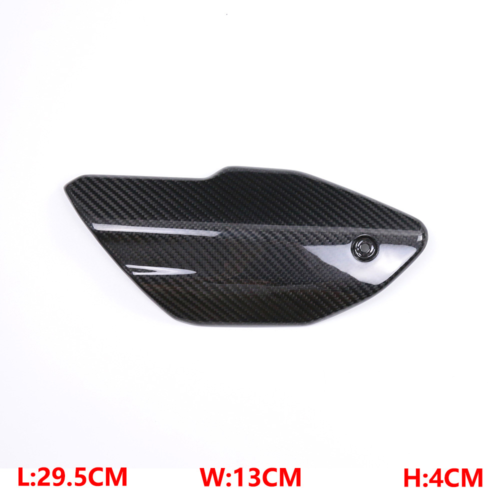 Suitable for CFMOTO spring wind 800NK sharp + motorcycle carbon fiber shell modification Accessories exhaust pipe cover