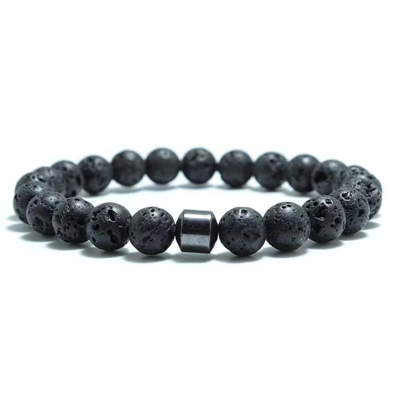 Natural Stone Beaded Bracelet Display