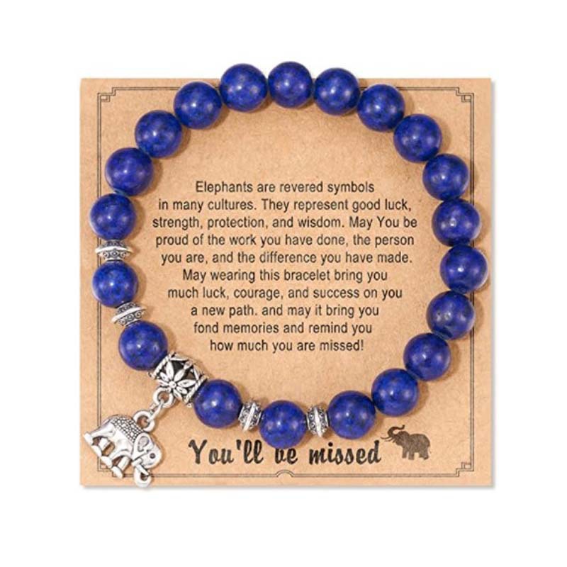 Fashion Elephant natural stone Beaded Bracelets