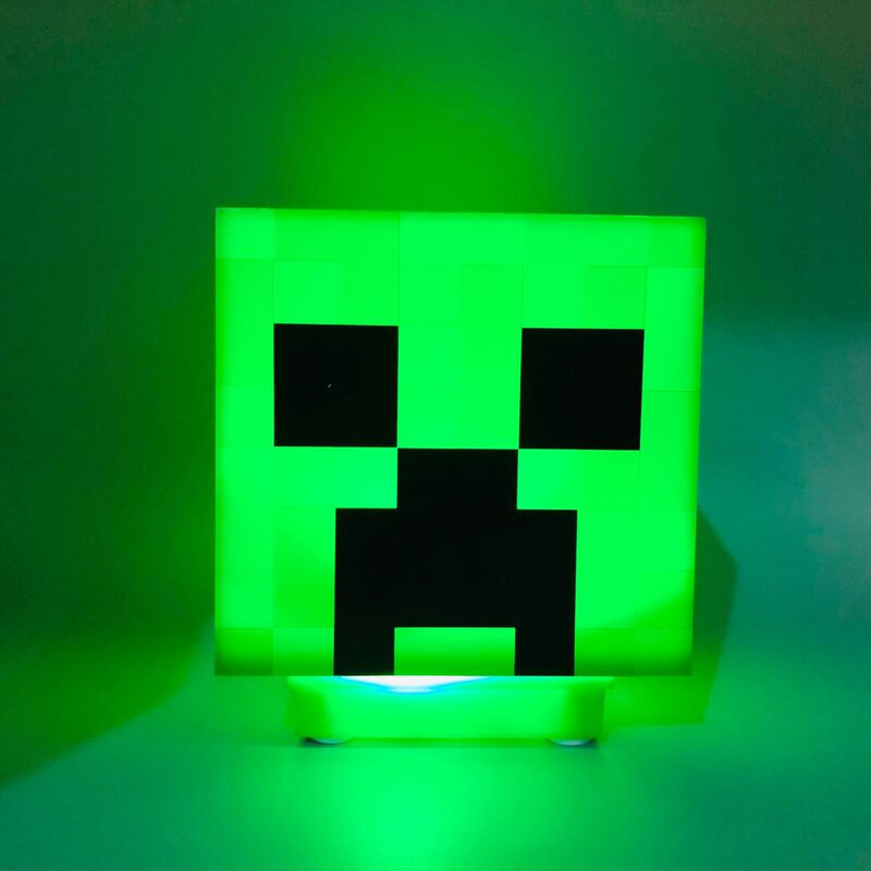 かわいいピクセルランプ大戦集音ランプ音響制御USB小夜灯スマート音楽リズム変色電気スタンド|undefined
