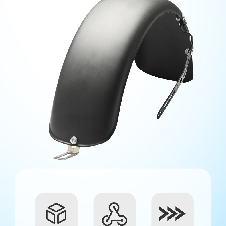 Stainless Steel Mudguard for Electric Vehicles, Suitable for Niu Uqi/Uqi+/U+B, Rust-Proof and Durable Mudguard Bracket