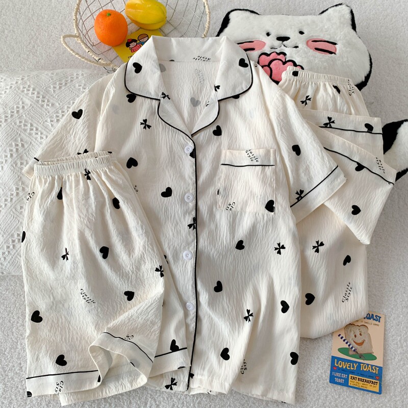 Cross-Border Orders for over Fifty Styles of Women's Summer Pajamas, Short-Sleeved Shorts, Long Pants, 2025 New Home Wear