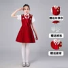 Skirt, shirt, neckerchief, tights, badge