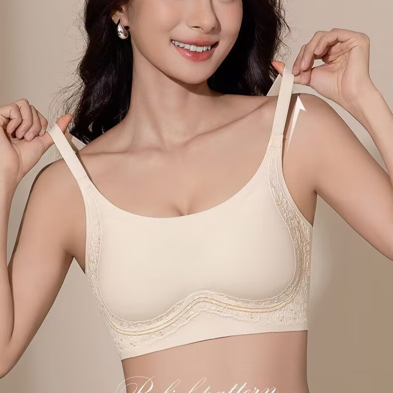 Popular Vest Bra All-In-One Fixed Cup Underwear Women's Large Size Comfortable Push-Up Vest Thin Sports Beauty Back Bra