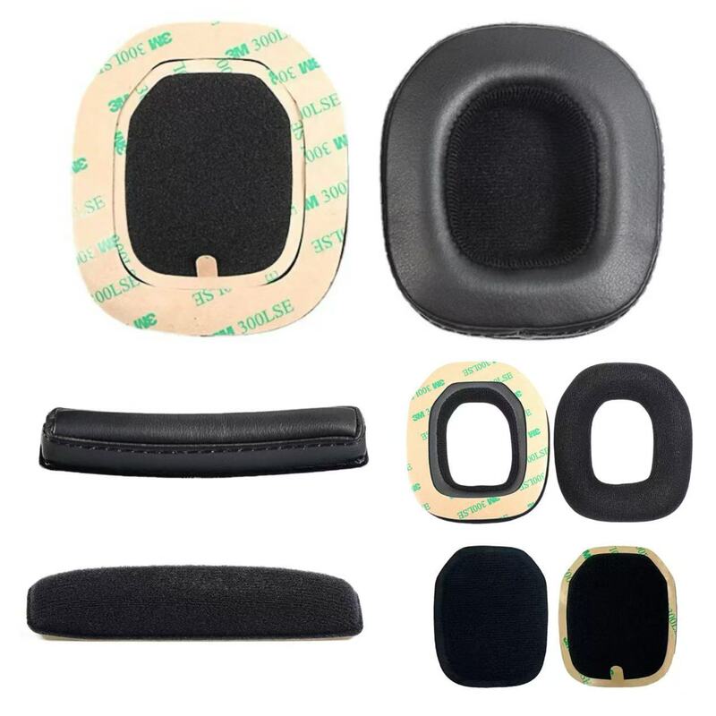 Suitable for Logitech Astro A40 A50 Gen3 Gen4 Protein Leather Headphone Covers Earmuffs Earmuffs Head Beam Pads