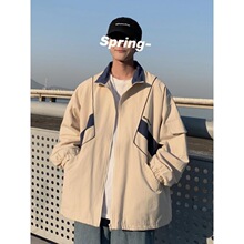 B 70573 Color Blocking Outdoor Jacket ƴɫ�_�h�� �羳�W����