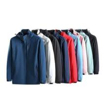 秋季外套男女防风防水潮牌单层户外登山服工装运动风衣反光夜视