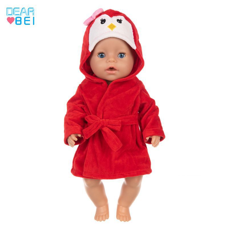 Q18-873  大红啄木鸟睡袍 (3)