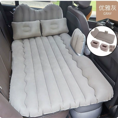 Vehicle-mounted inflatable bed — mattress for sleeping in the - default-item-huiqi-head-protection-flocked-gray-storage-pier-electric-pump-big-discount
