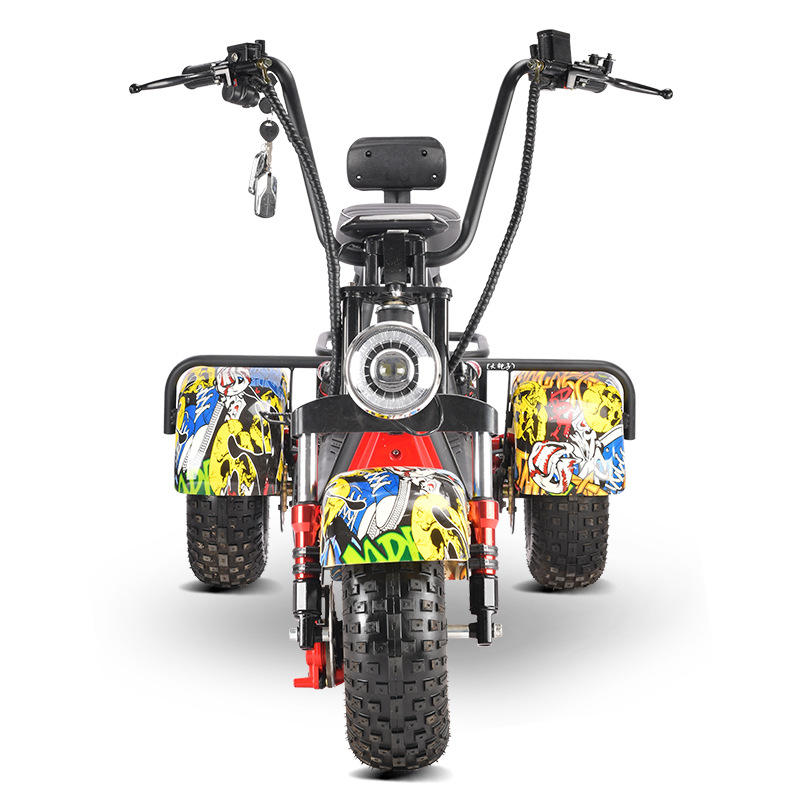 Eec Dot Adult Mobility Scooter Three-Wheeled Motorcycle Harley Electric Vehicle Hm-6 Cross-Border Overseas Warehouse Direct Delivery