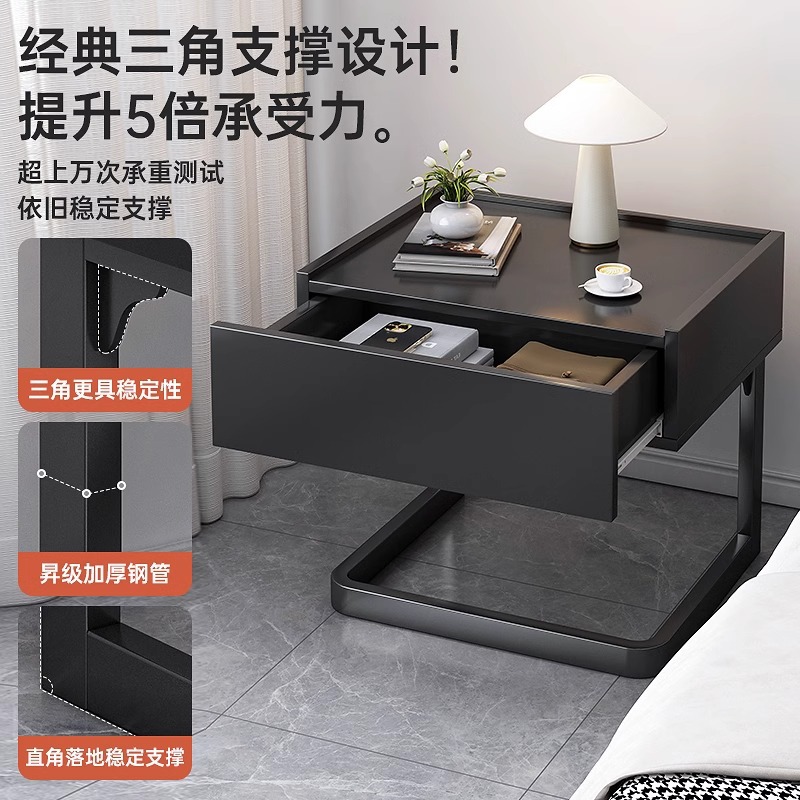 2023 nueva meseta de cabecera flotante simple y moderna cabecera en línea cama creativa ligera de lujo de alta calidad estante de cabeza