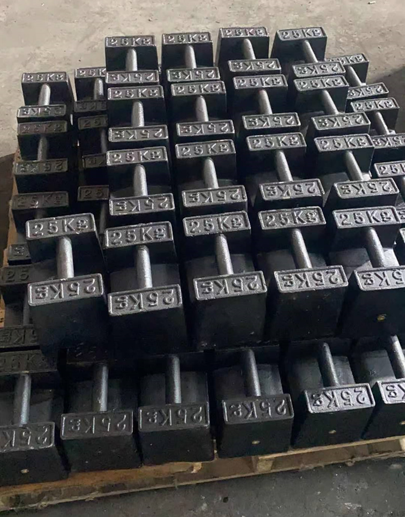 25kg铸铁砝码图
