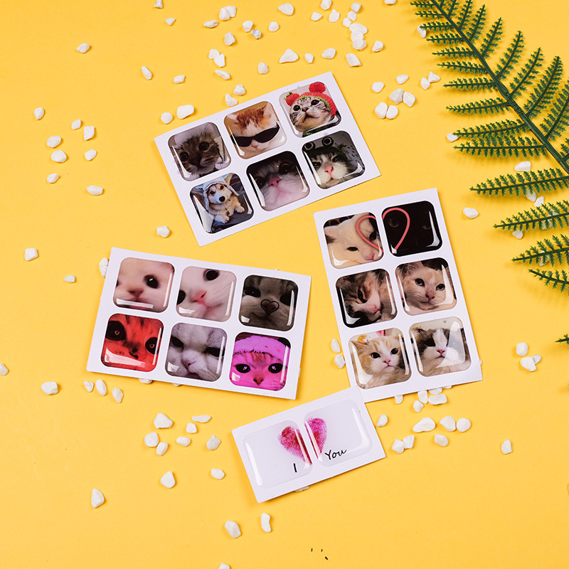 水晶滴塑PVC环氧树脂标贴滴胶贴纸软胶滴塑不干胶PVC面贴定 制