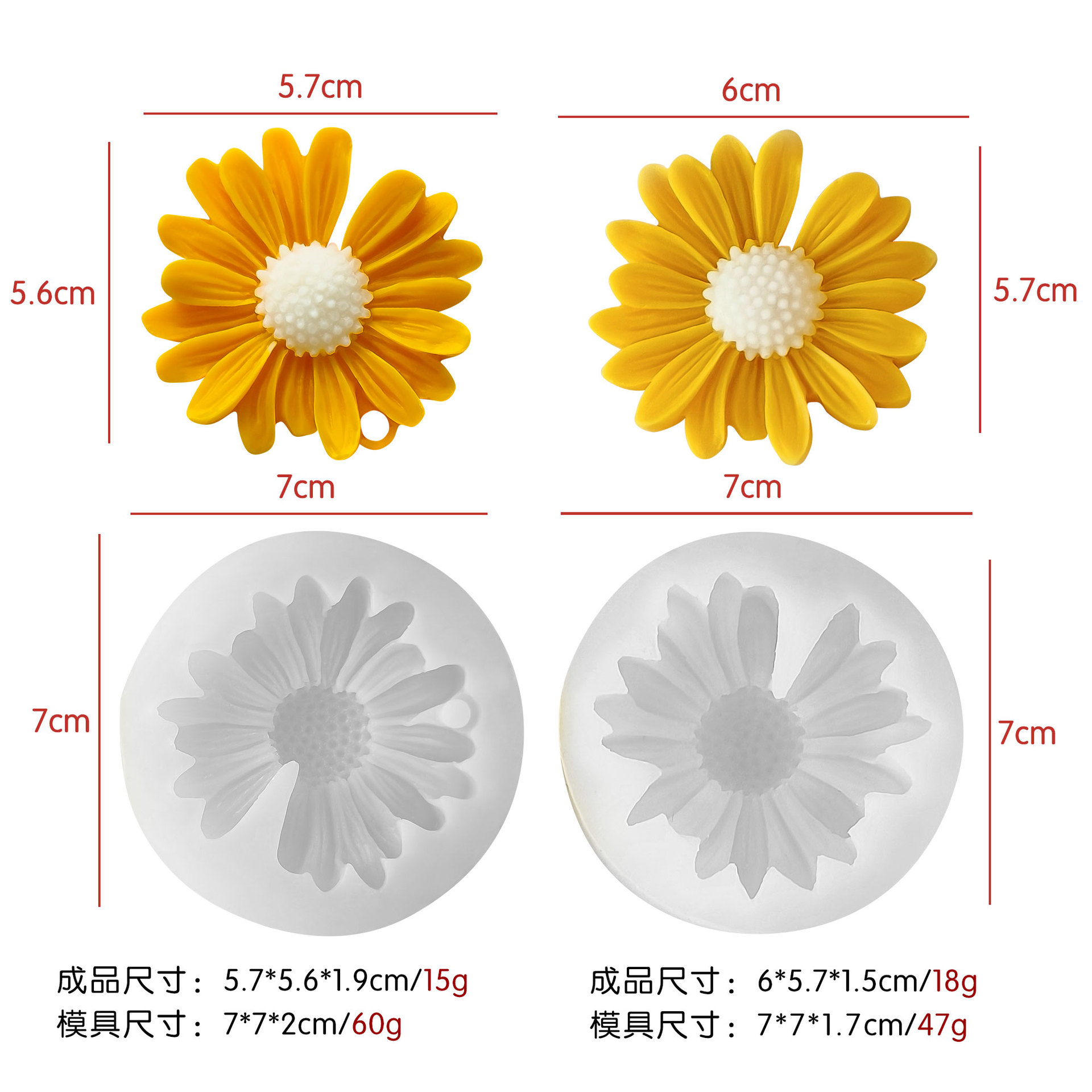 Jiahuimei tridimensional flor ramo vela diy molde de silicona tulipán flor aromaterapia vela hecha a mano jabón abrasivo