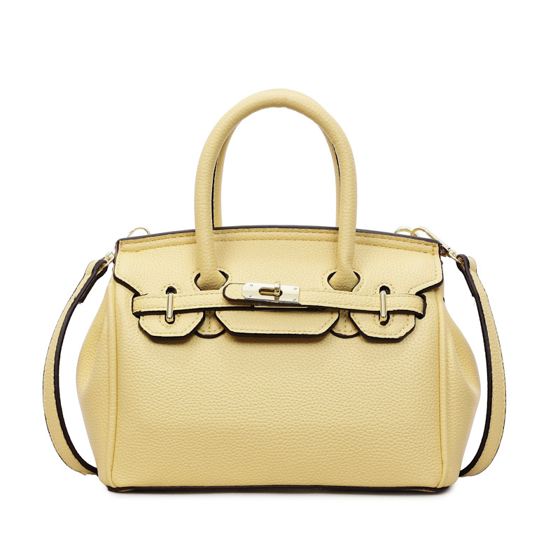 Texturas de alta calidad lujosas bolsas de mano Kylie 2026 nuevas moda transfronterizas lichi estampado versátil mochila