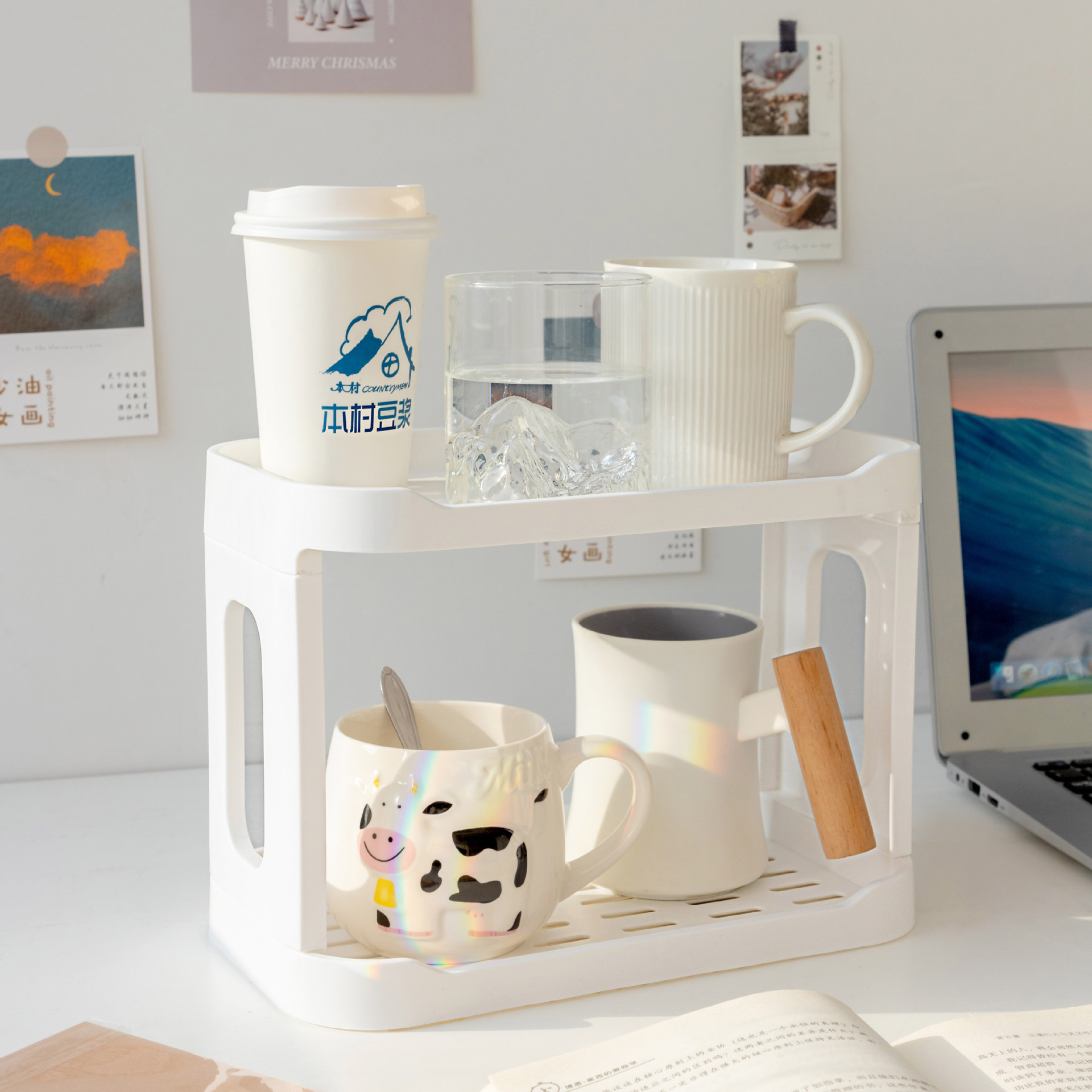 Desktop Storage Rack, Cosmetics And Jewelry Storage Rack, Home Daily...