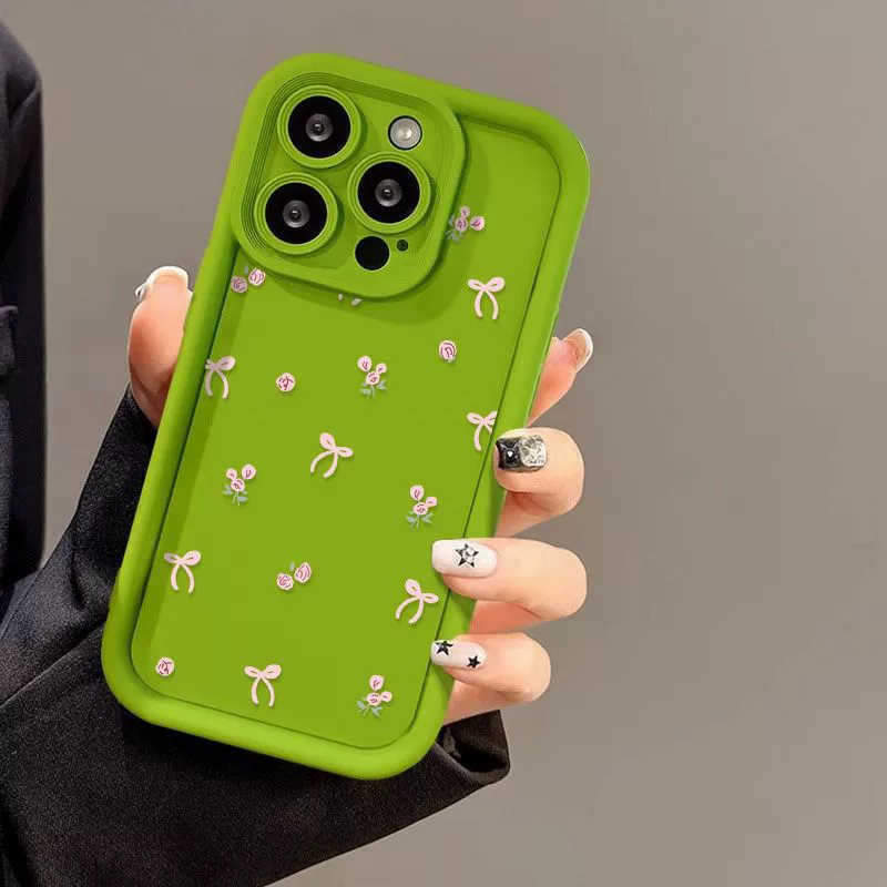 Apple, чехол для телефона с бантом фуксия, матовый iPhone 13, iphone, 15