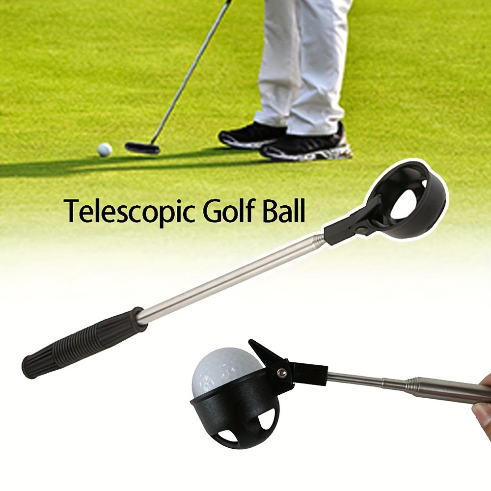 Pelota de golf Picker 8 bola de acero inoxidable Picker antena bola Picker conveniente bola retráctil Picker